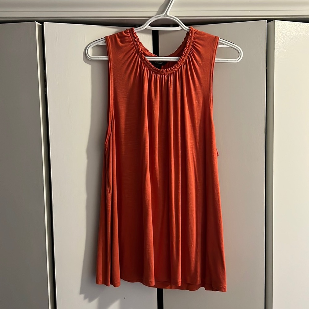 Simply Vera orange tank.
